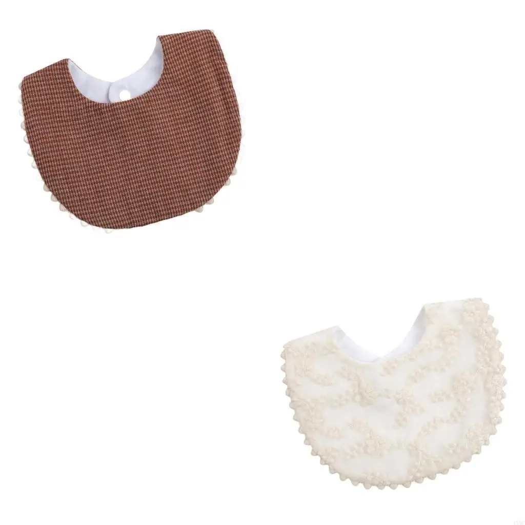 

Baby Teething Bib Soft Absorbent Saliva Towel 360 Degree Wrap Comfortable Wear 4XBC