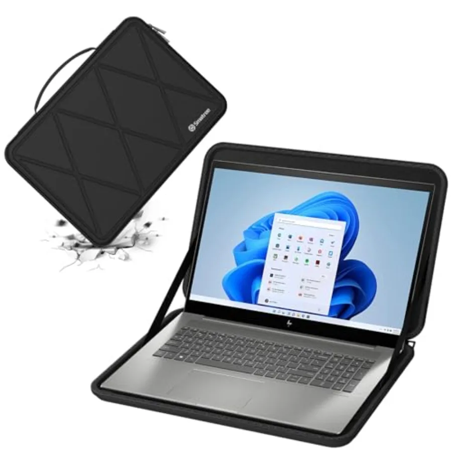 

Hard EVA Protective Sleeve Case Compatible for 17.3 inch HP OmniBook X Next Gen AI 17 dd0057nr/dd0047nr, for 17.3 inch HP OmniB