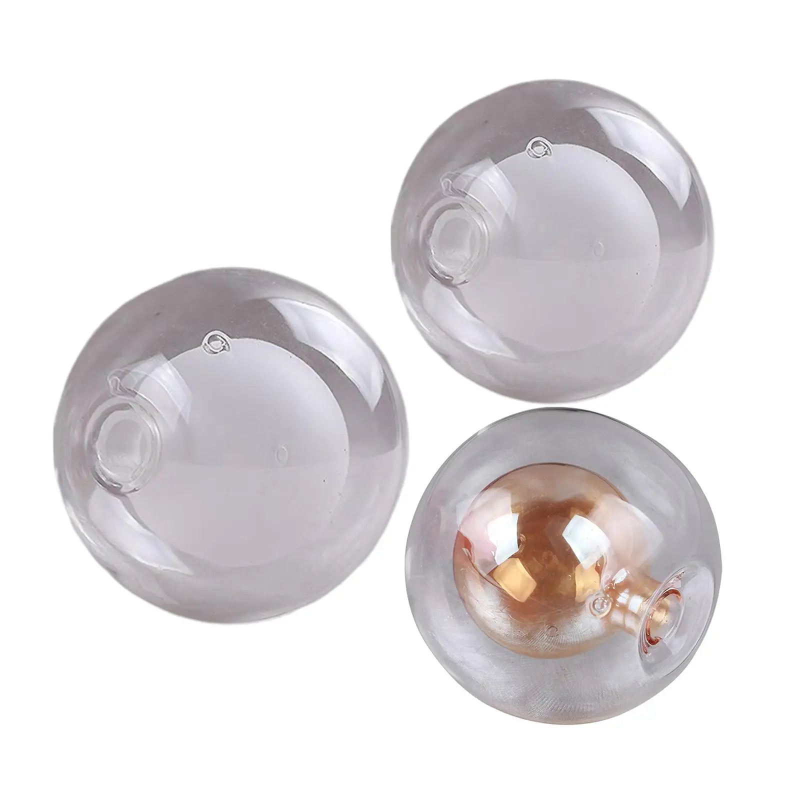 Double Layer Glass Globe Lamp Shade Modern Round Cover for Living Room Wall Sconce Bedside Lamp