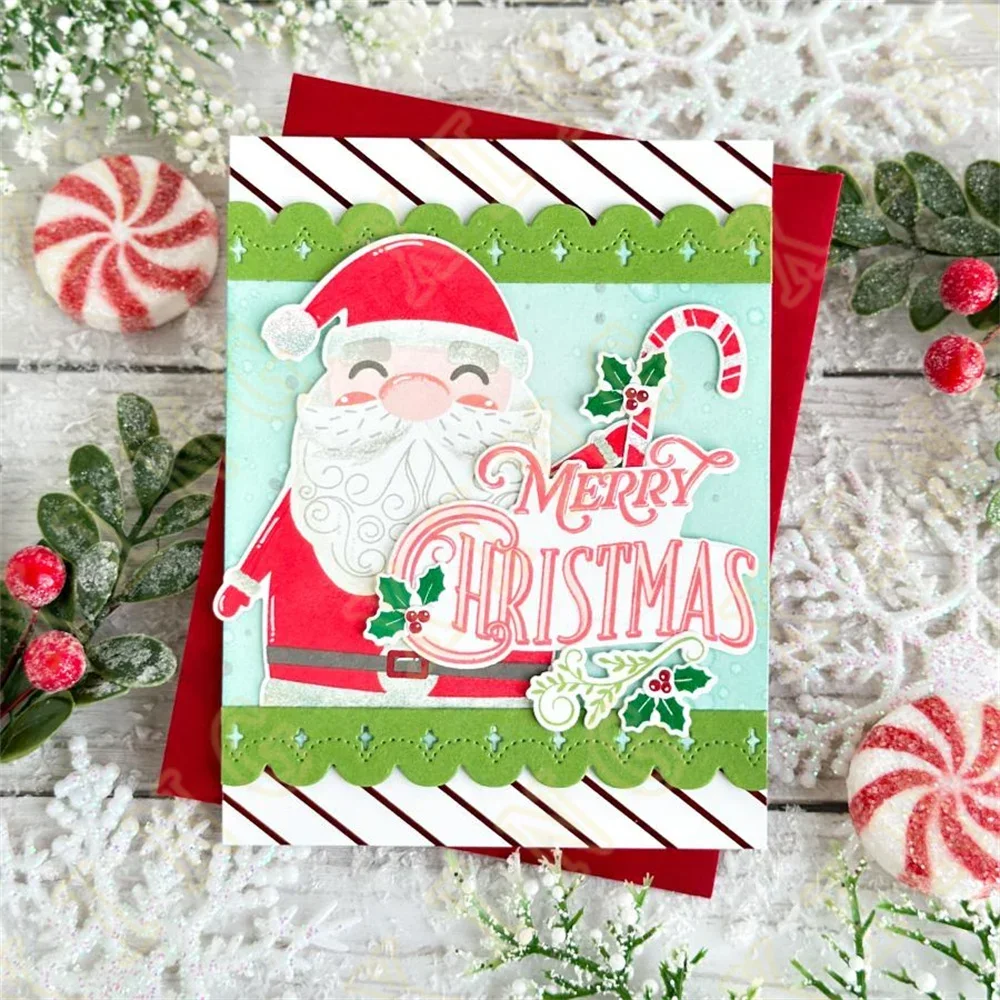 Vintage Holiday Flair Metal Cutting Dies and stamps DIY Scrapbooking Card Stencil Paper Cards Handmade Album Stamp Die Sheets view 4