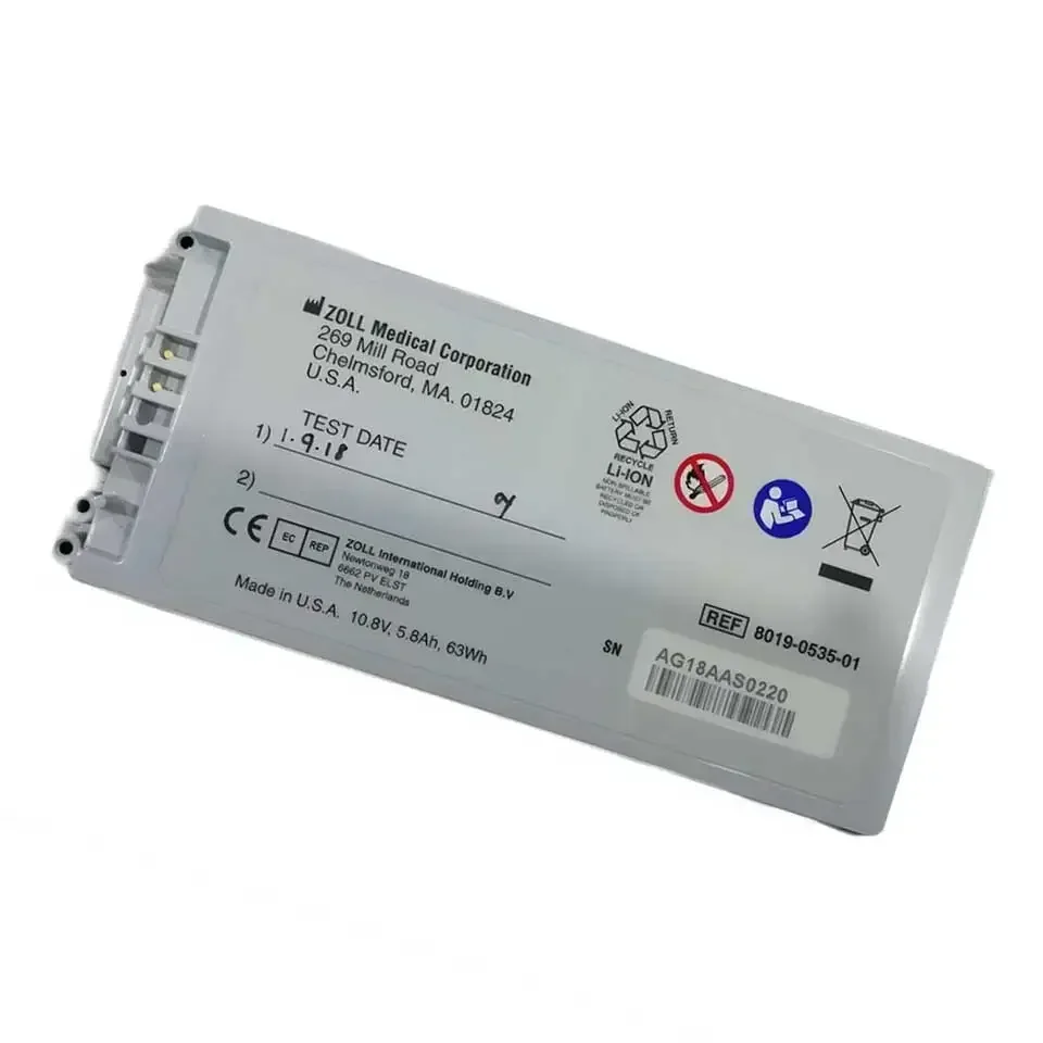 

Customized service Medical Lithium ion REF 8019-0535-01 battery for Zoll R series 10.8V 5.8Ah 5800mAh