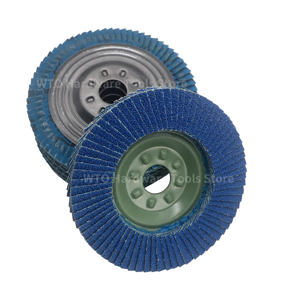 5 PCS 100*16mm Flap Discs Zirconia Abrasive Grinding Wheel Disc for Grinding Stainless Steel for Deburring,Sanding and Finishing