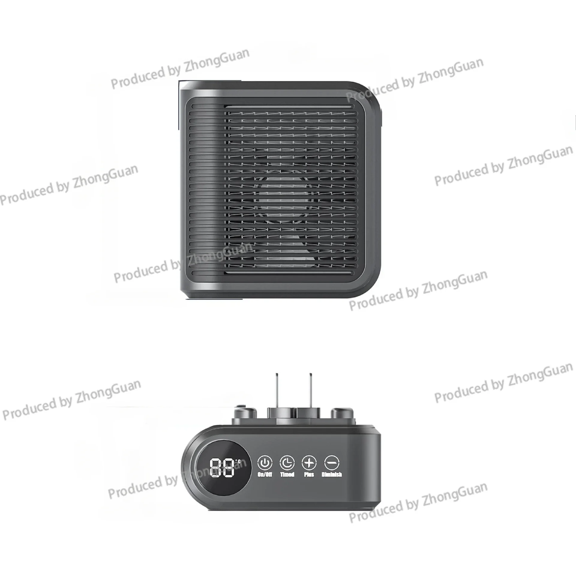 Mini Heater Plug-in Wall-mounted Heater Multi-function Touch Timing Heater