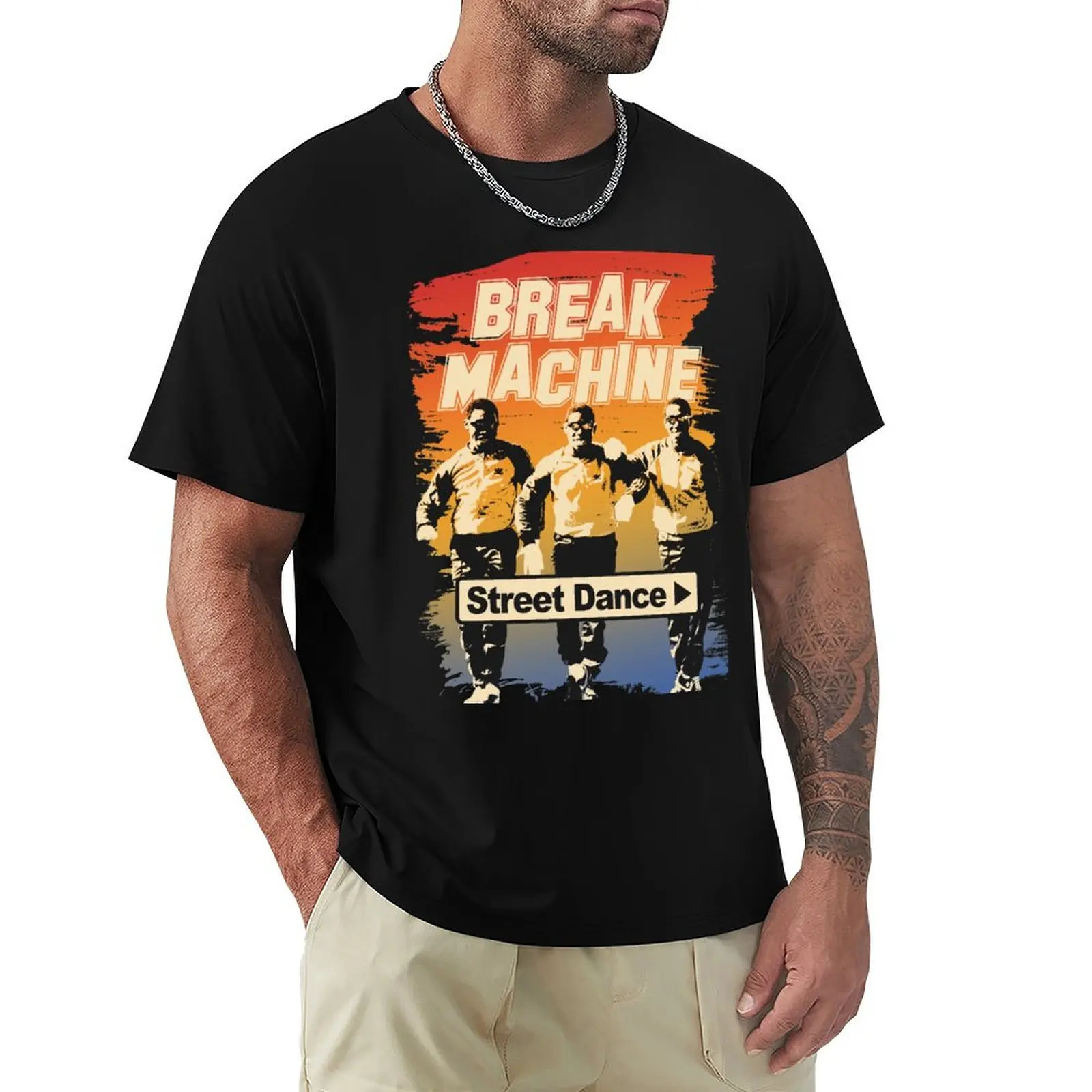 Street Dance Breakdance T-Shirt Casual All Match Short Sleeve T-Shirt
