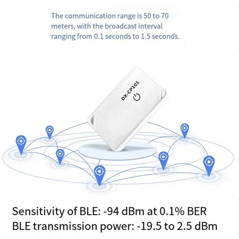 B-T 3X Mini Bluetooth Ibeacon Tag Base Station For Indoor Personnel Positioning And Asset Tracking IP67 Waterproof