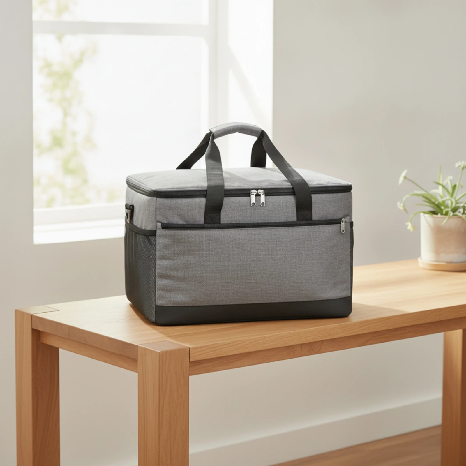 Soft Cooler Bag Lightweight Cooler Bag Insulated Tote Long-Lasting Easy to Clean for Picnics, Food Delivery