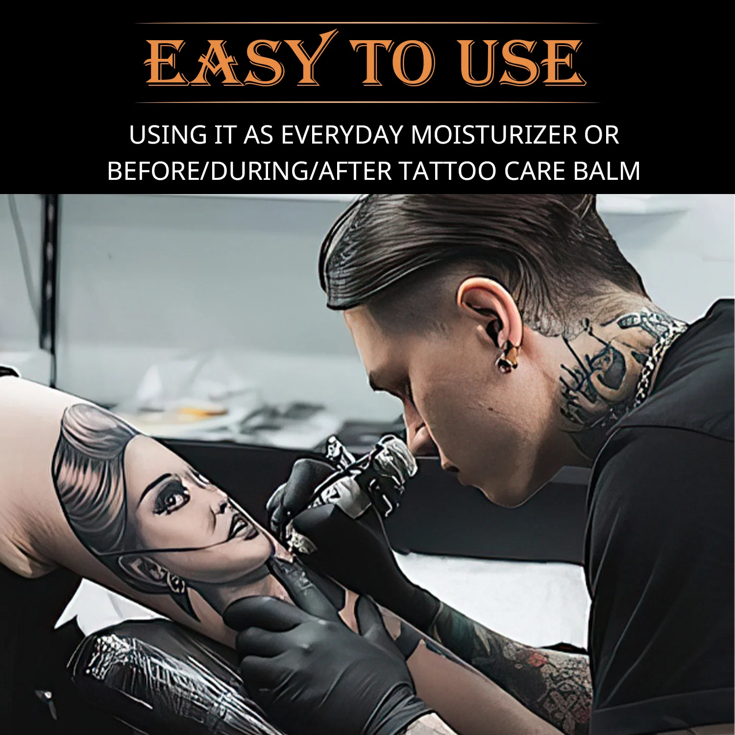 Tattoo Care Cream Nourishing Tattoo Balm Stick for Long-Lasting Color Preservation Soothing Skincare Paste for Tattooed Skin