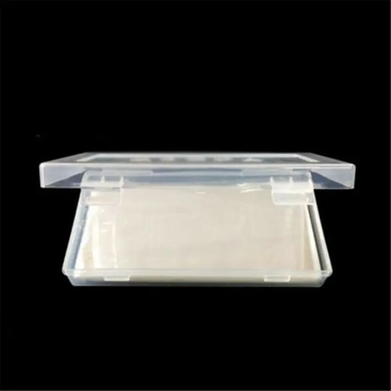 Pocket Paper Money holder Sleeves Collections Protector Polypropylene Transparent 80mm*170mm With box Case Storage
