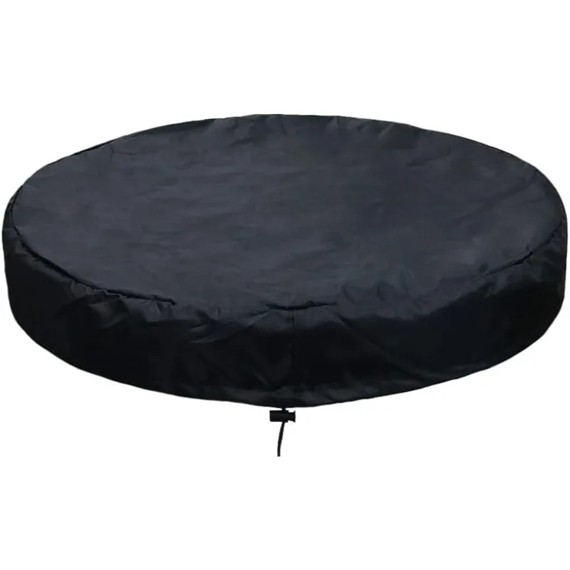 Drum Cover, 65cm Diameter with Adjustable Drawstring, 55 Gallon Drum Lid, Dust-Proof Waterproof, Fits Rain Barrel,Trash Cover