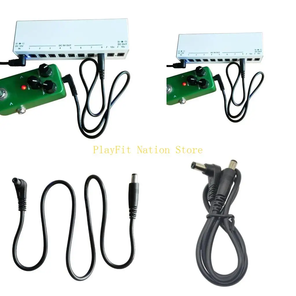 

242F Кабель для педали эффектов гитары 5,5x2,1 мм Шнур питания «папа-папа» Силовой кабель