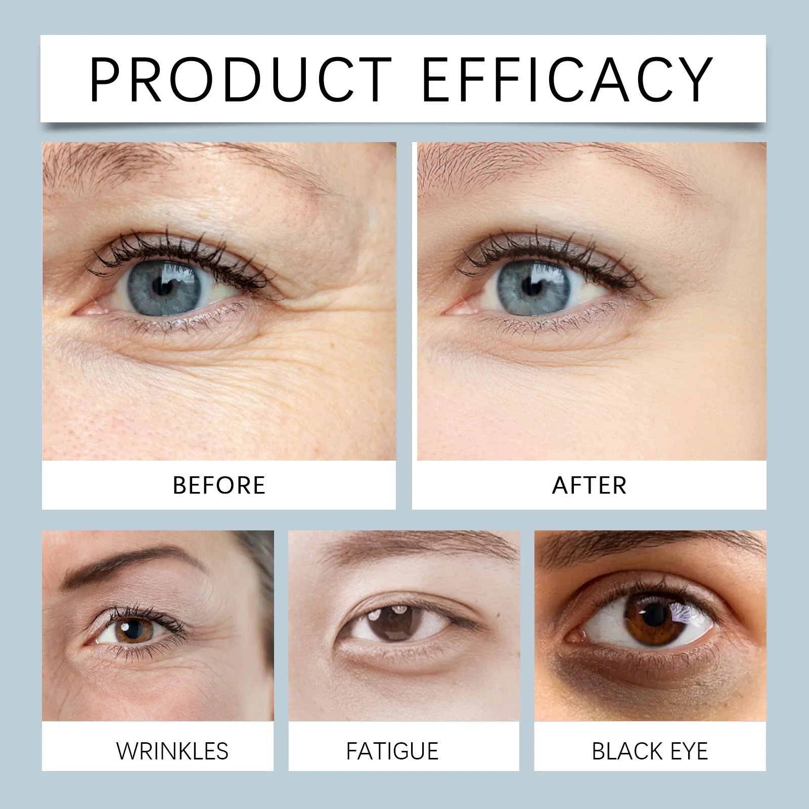 WEST MONTH Soro para os olhos Creme para aliviar o embotamento Hidratação de longa duração Fácil absorção Macio Refrescante Confortável