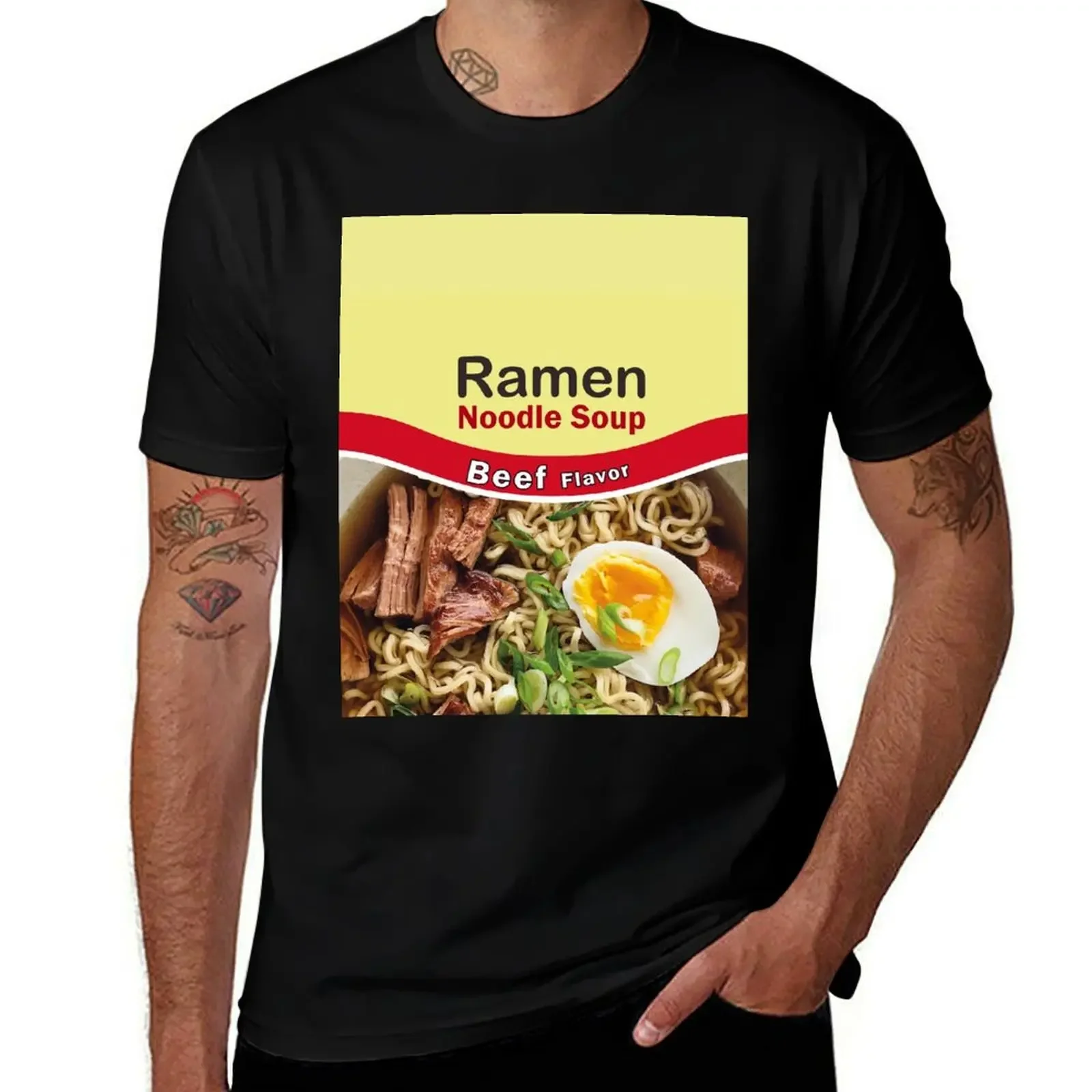 Beef Ramen Noodles Is Life T-Shirt anime tshirt rapper graphic tees football t shirt basketball graphic tees outfits for men