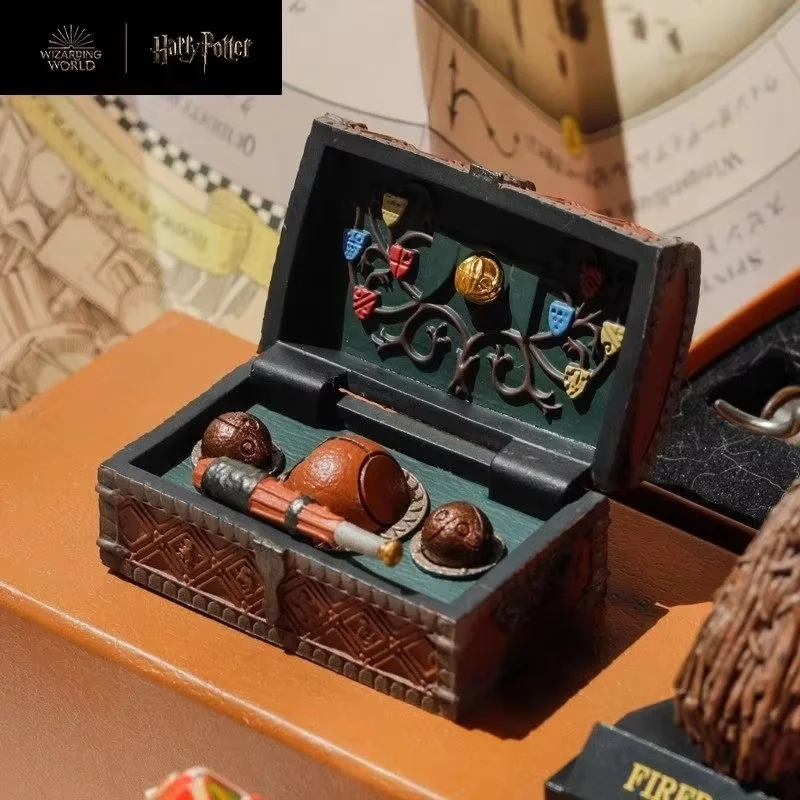 T-ARTS Hobby Gacha Hogwarts Flying Broomstick Series Nimbus 2000 Firebolt Quidditch Box Golden Snitch Gashapon Figure Model view 4
