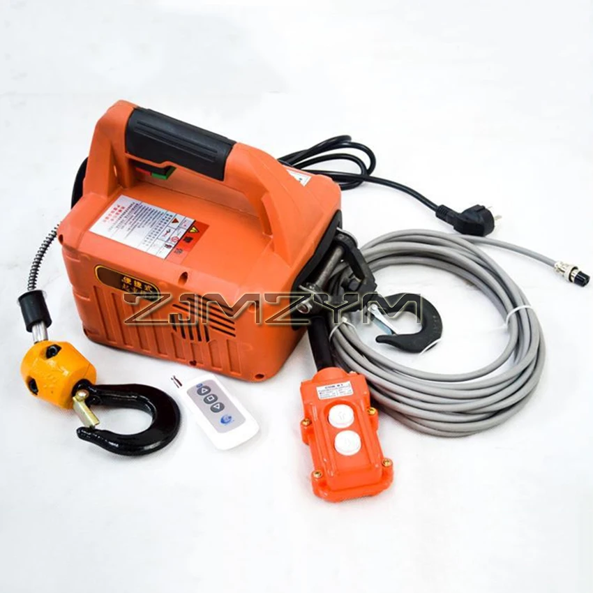 500KG 3-in-1 Electric Hoist Household Small Lifting air Conditioning Crane Electric Winch Portable Hoist Lifting Tool  220V 9M