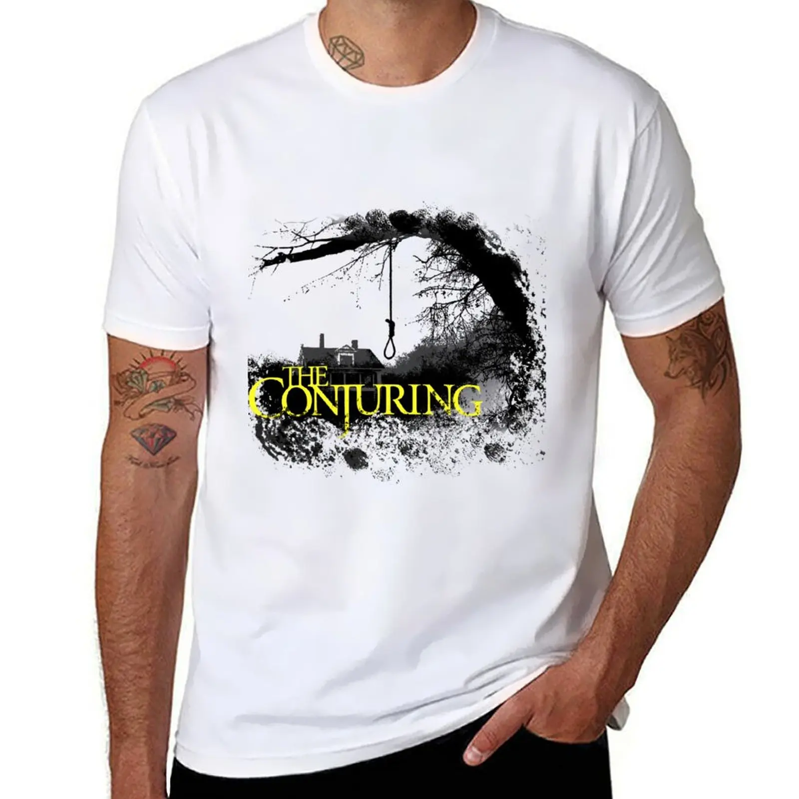 

The Conjuring \t T-Shirt man t shirts cotton t shirts for man slim fit cotton t shirts high quality T-Shirt