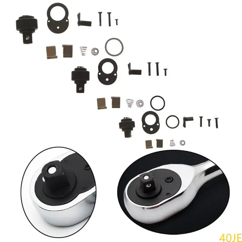40JE 1/4 3/8 72 Teath Ratchet Socket Rench REALL REPAR