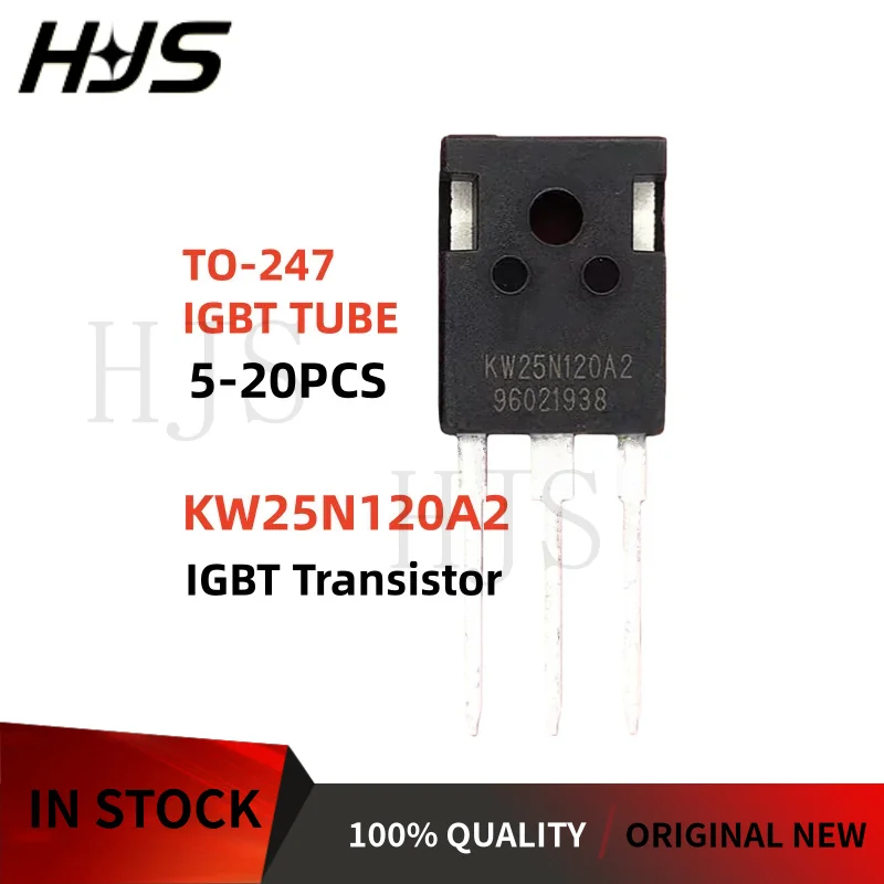 5-20PCS KW25N120A2 KW 25N120A2 IGBT tube for Inverter welding machine TO-247 100% New