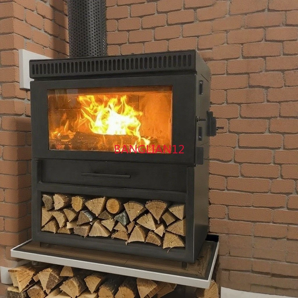 New living room/homestay decoration heating stove, real fire wood burning fireplace