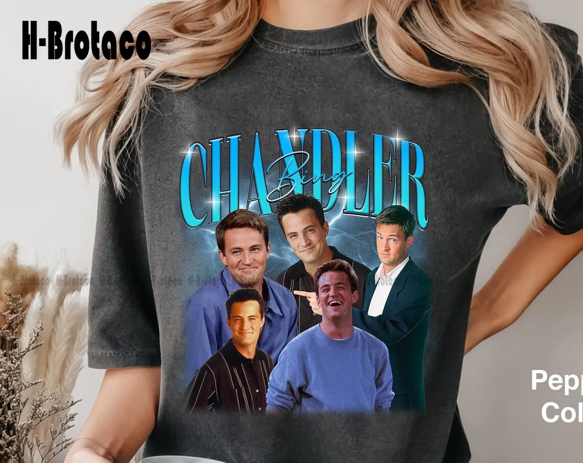 Retro Chandler Bing Shirt T-Shirt, Vintage Chandler Bing Tee, Matthew Perry Shirt, Retro Friends Shirt