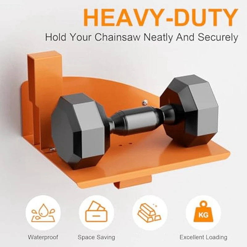 A73P-チェーンソーホルダー、チェーンソーウォールマウント Stihl MS250、MS251、MS170、MS171、MS172 チェーンソーラックガレージ収納ホルダー