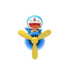 New Cartoon Car Air Freshener Rotating Propeller Outlet Fragrance Magnetic Design Auto Accessories Interior Perfume Diffuse