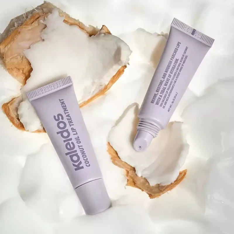 Kaleidos Coconut Oil Lip Mask Moisturizing,Nourishing & Softens Dead Skin Lip Care Balm Lipgloss