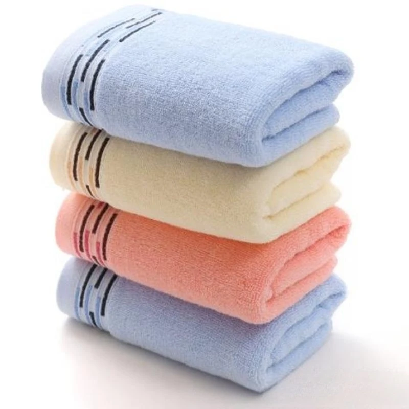 High-Grade Pure Cotton Face Towel, Home Washs, Gift Towel, Embroidery, 6 Packs