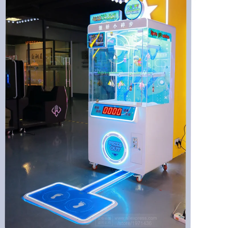 Adult Kids Stepping Run Dance Sport Prize Gift Doll Toy Vending Machine Game Hall Amusement Center Coin Operated Arcade Machine