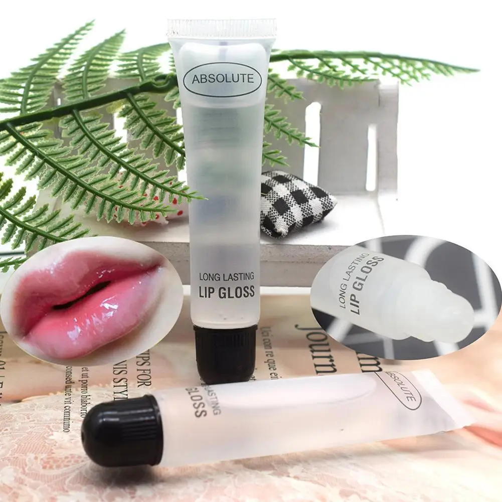 18ML Transparent Lip Oil In Tube - LIPOIL Hydrating Lip Gloss, Fades Lip Lines, Moisturizes, Prevents Dryness & Chapping