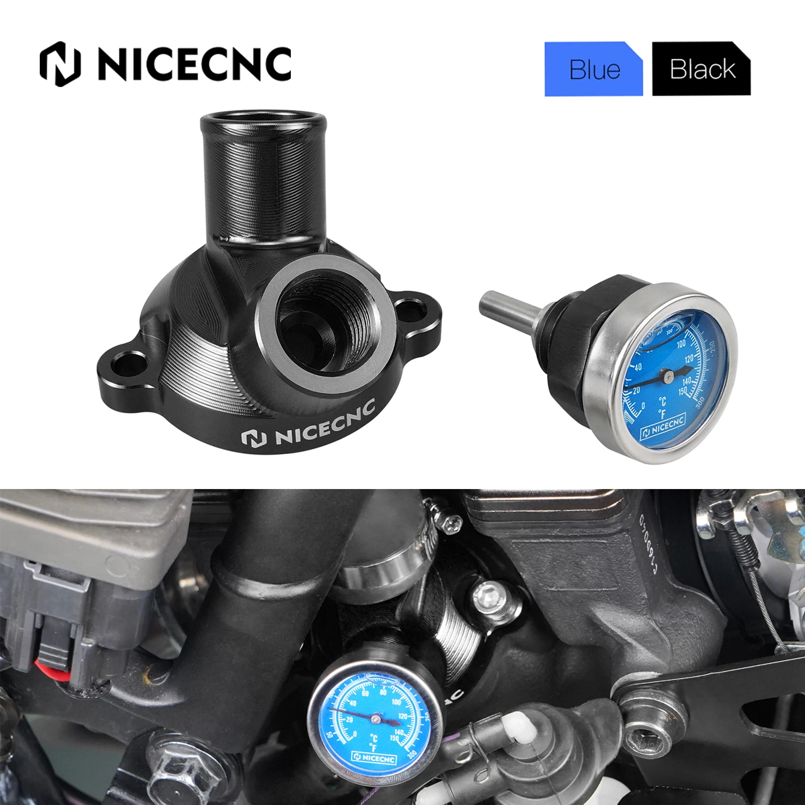 

For Yamaha 2019-2024 Tenere 700 XTZ 700 Thermostat Cover Water Temperature Gauge Tenere 700 Rally Edition 2020-2024 Motorcycle