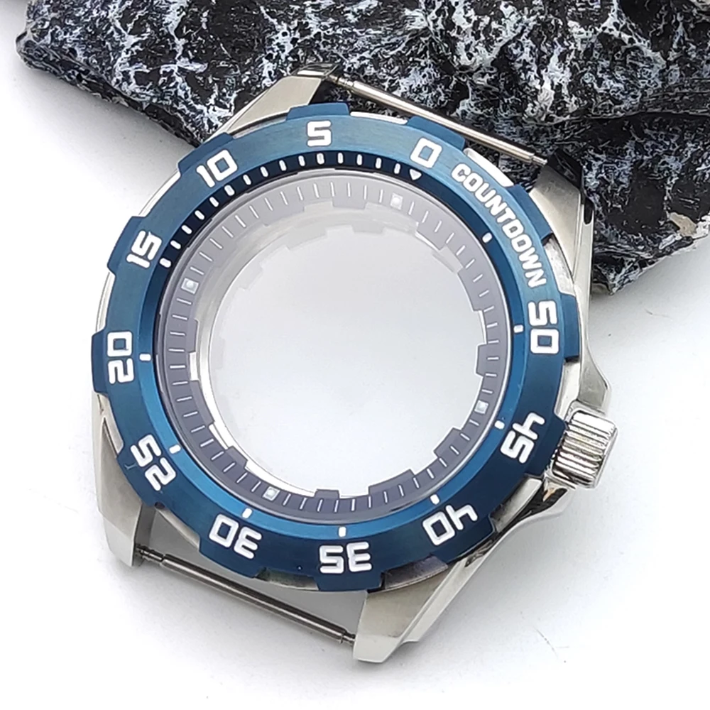 

Корпус 44 мм NH35 Корпус для часов Нержавеющая сталь Сапфировое стекло для Nh35 Nh36 Механизм 28,5 мм Циферблат Корпус для часов