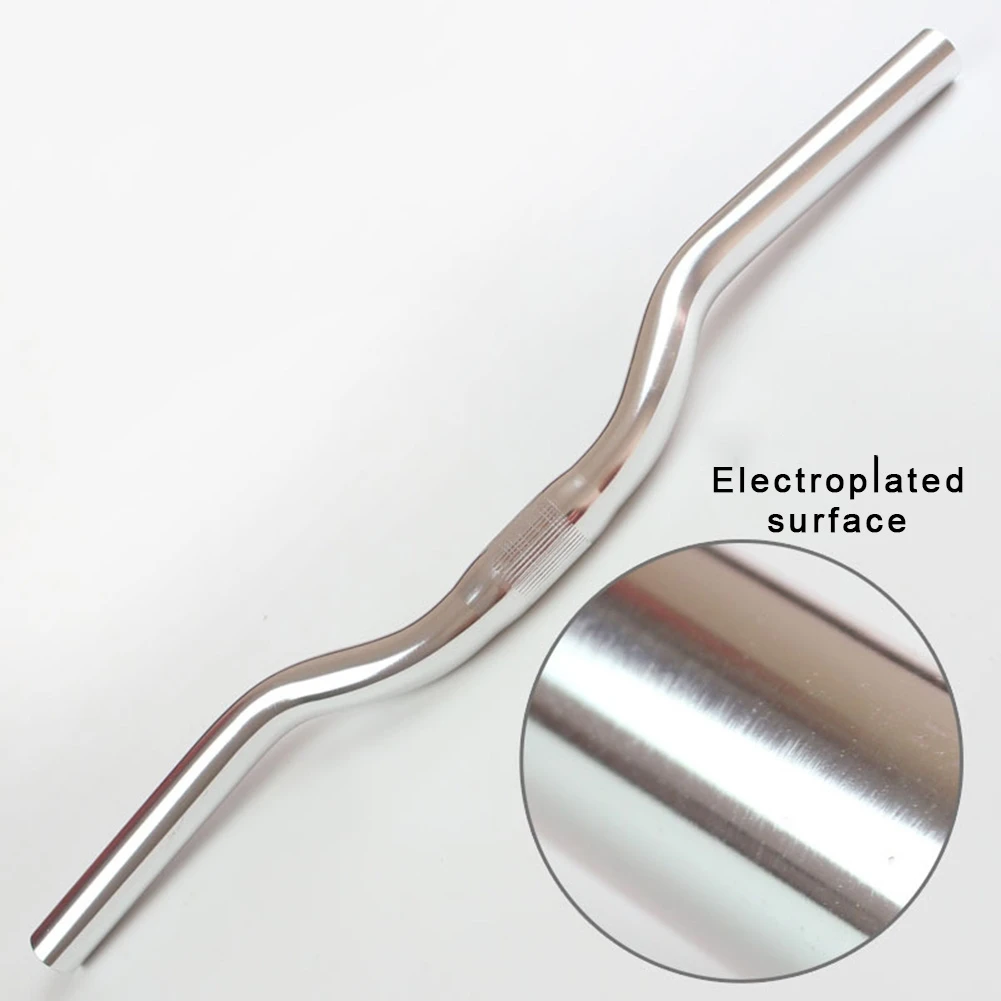 

Руль для велосипеда 25,4 мм, для фикс-байков и горных велосипедов, матовый черный, из алюминиевого сплава, серебристый