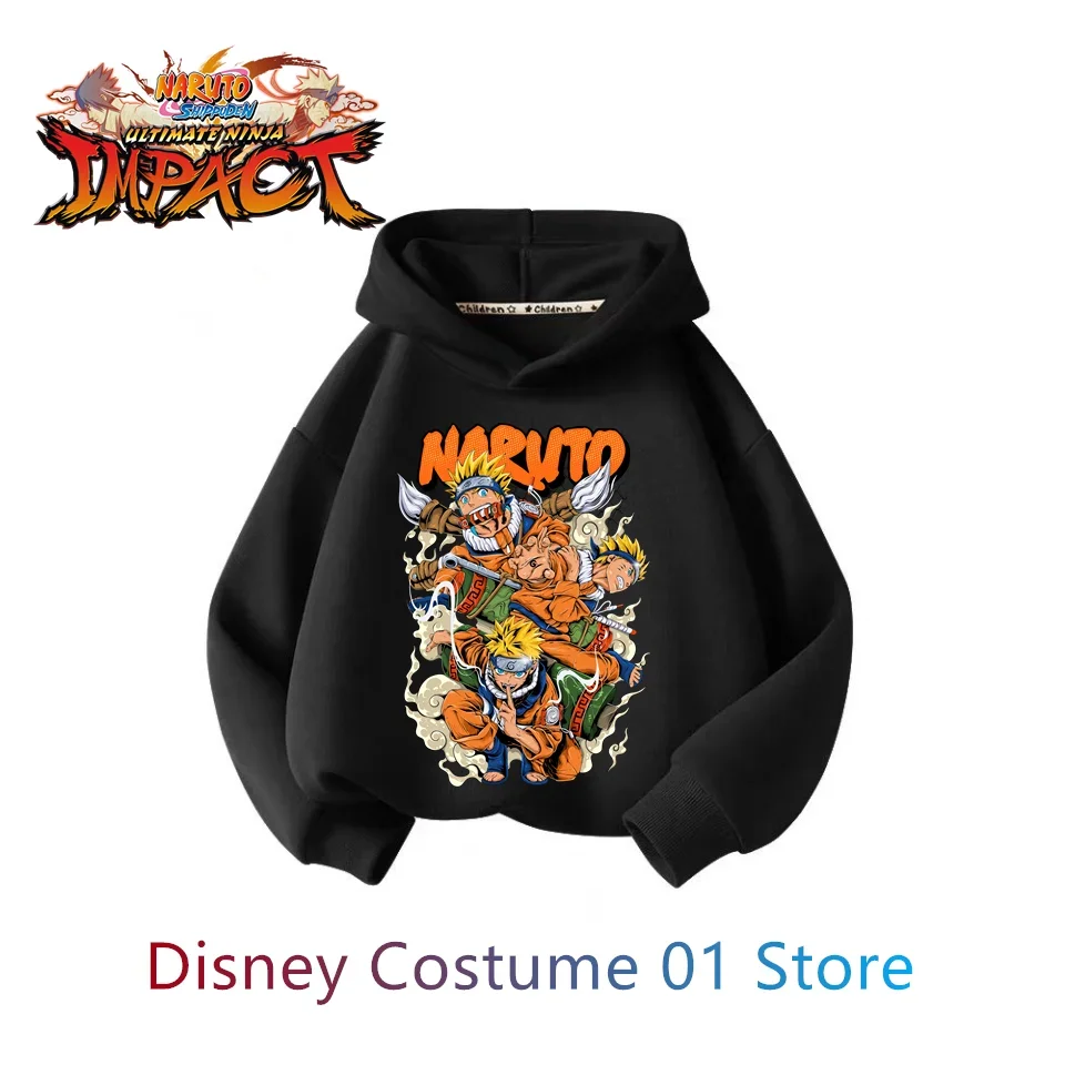 Naruto Fashion Hoodie Children's Printed Casual wear Cartoon Autumn/Winter Coat Hoodie Boys girls blazer top