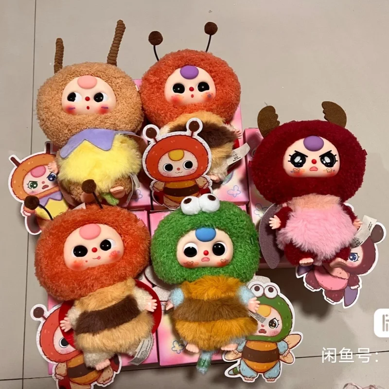 

Genuine Baby Three Elf Blind Box Cute Vinyl Doll Tide Play Ornaments Cute Pet Seven Stars Ladybug Mystery Box Trendy Toys Gifts
