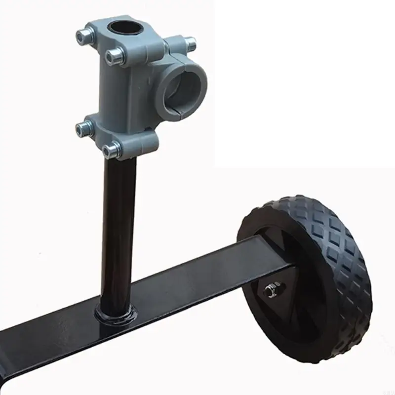 63HA Mower Auxiliary Wheel 25.4mm/26mm Handle Clamp Practical Portable String Trimmer