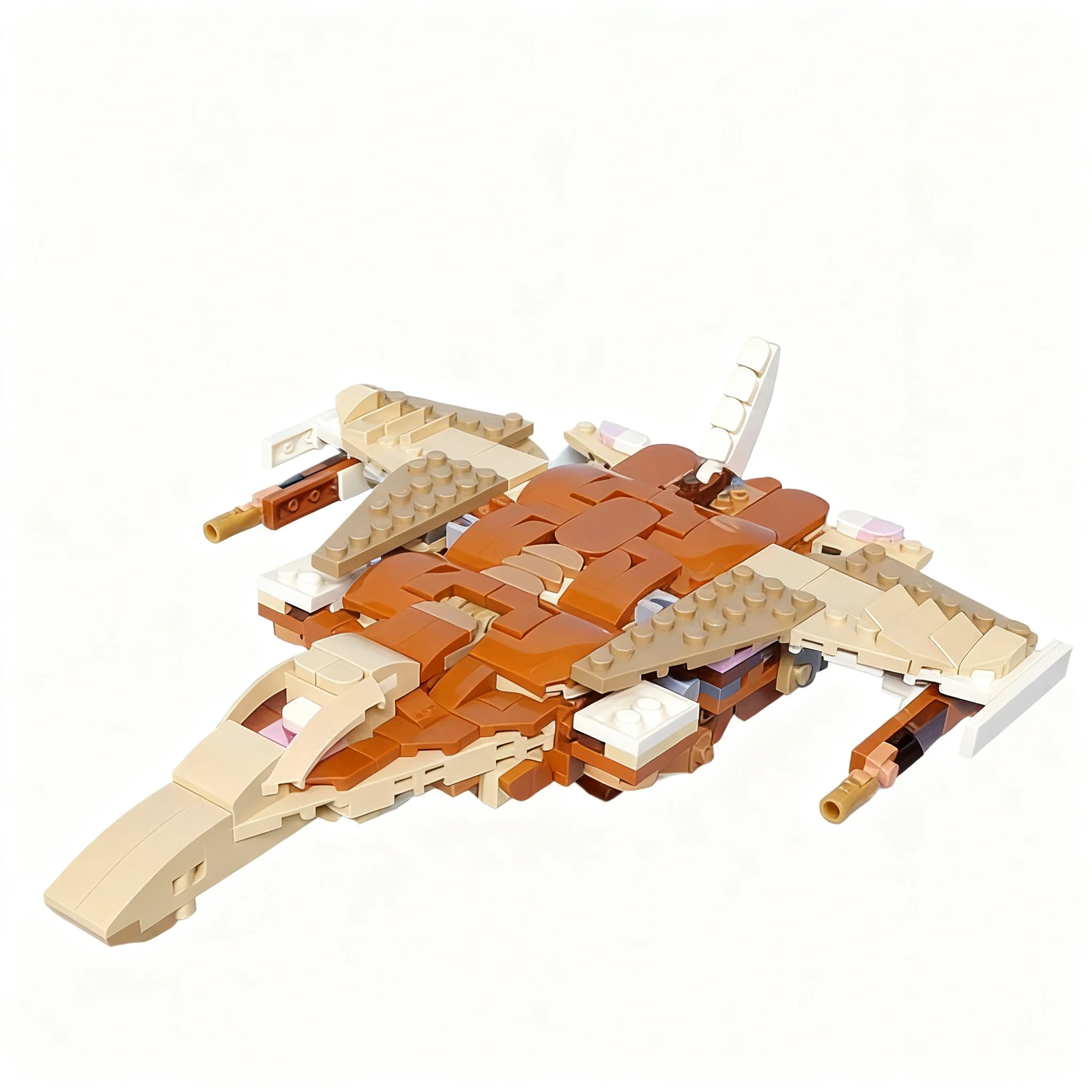 444pcs MOC Transformer F-16 Fighting Falcon Dreadwind Using Creator Creator 3-in-1 Model Building Blocks Christmas Gift 3D Art
