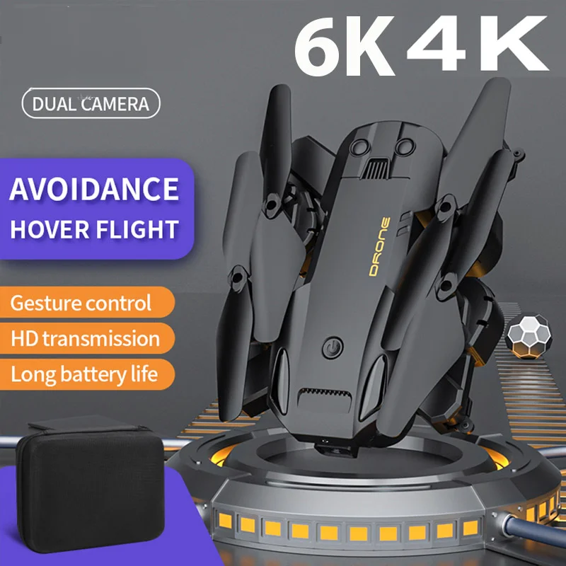 Q6 6K 4K Camera RC Drone Wifi Fpv Drones Photography Obstacle Avoidance Quadcopter Remote Control Aircraft Helicopter Toys Boy