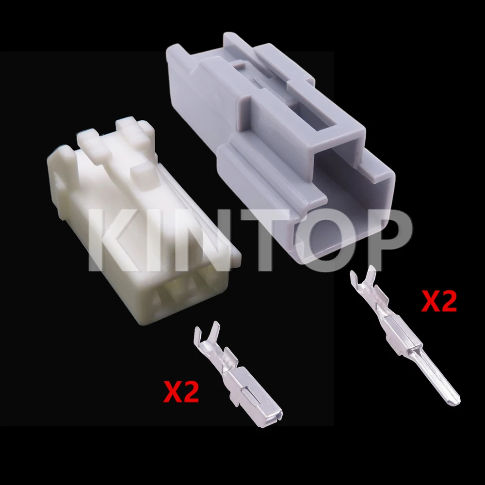 1 Set 2 Pins 6520-0549 6520-0550 Auto AC Assembly Plastic Housing Socket with Wires Car Wire Cable Connector For Toyota - Image 2