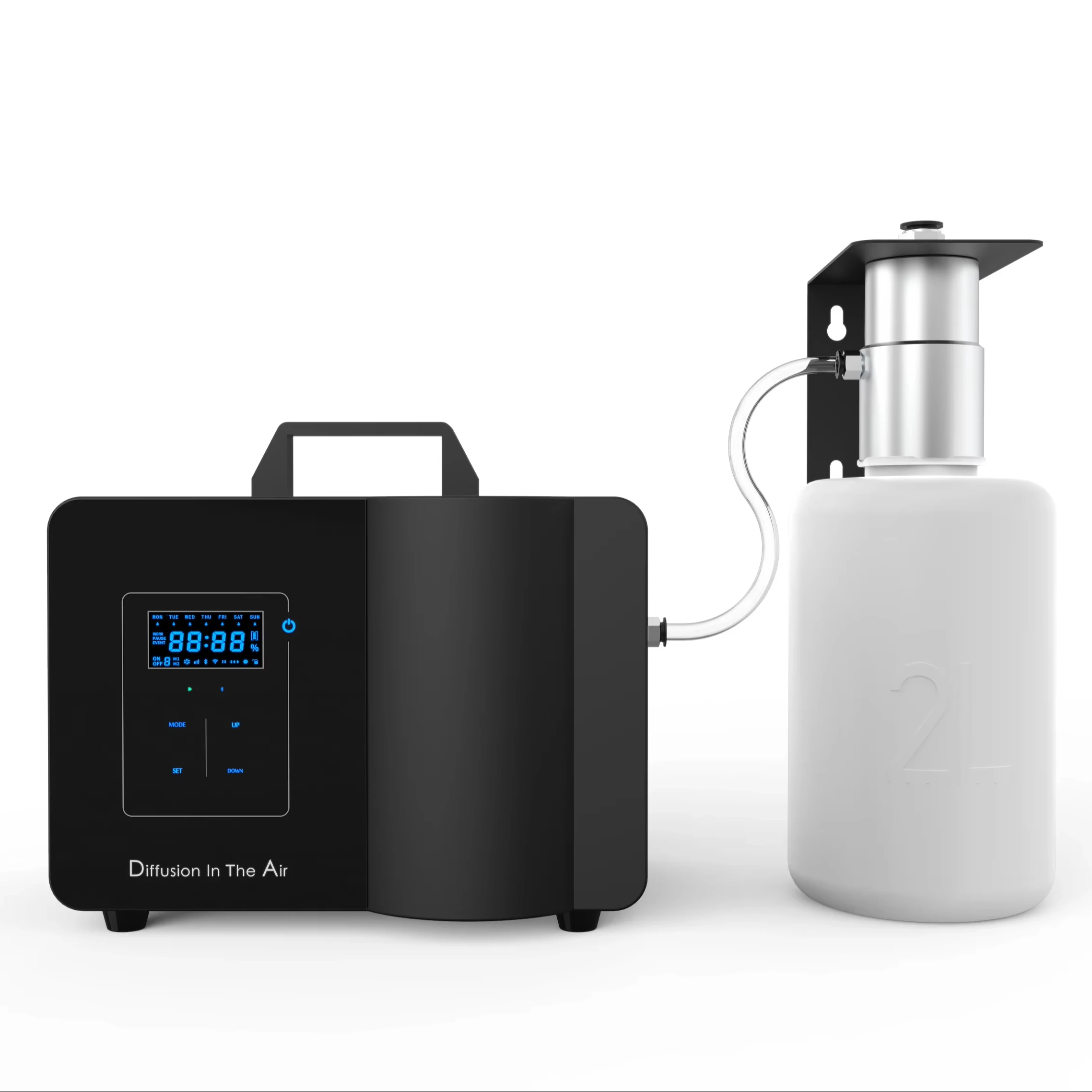 

Custom Automatic Waterless Oil Diffuser Touch Screen Large Electric Hvac Aroma Intelligent Split Scent Diffuser Manufacturer