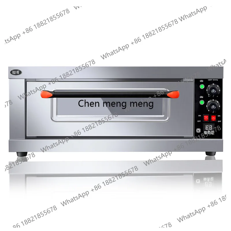 

Коммерческая электрическая духовка, однослойная, одна тарелка, большая емкость, хлебный торт, пицца, печь для выпечки