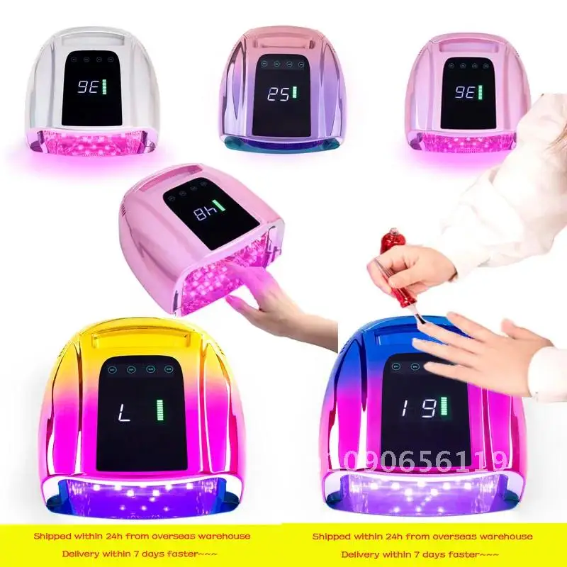 Cosmetics Professional 96W Rechargeable Nail Lamp Wireless UV Led Lamp Gel Polish Nail Drying Manicure Tools Overseas Warehouse