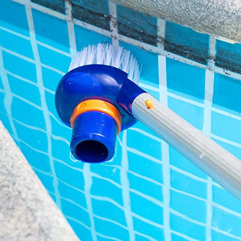 Durable Pool Vacuum Brush Head For Backyard SWIMMING Pools SPA Hot Tub Cleaning Equipment Suction Nozzle Maintenance Kit