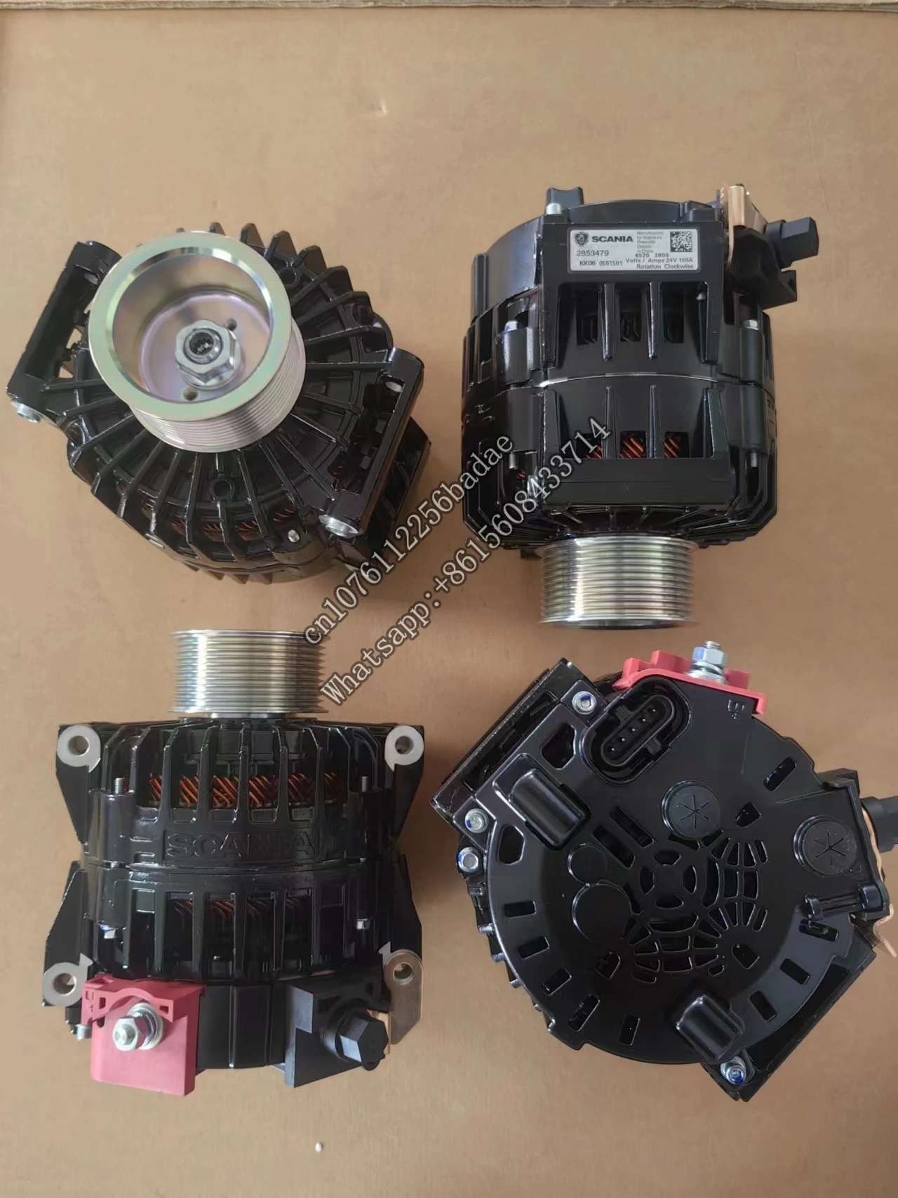 Doosan Daewoo Hyunda i Excavator Parts    Scani a Alternator  2905972  24V 150A