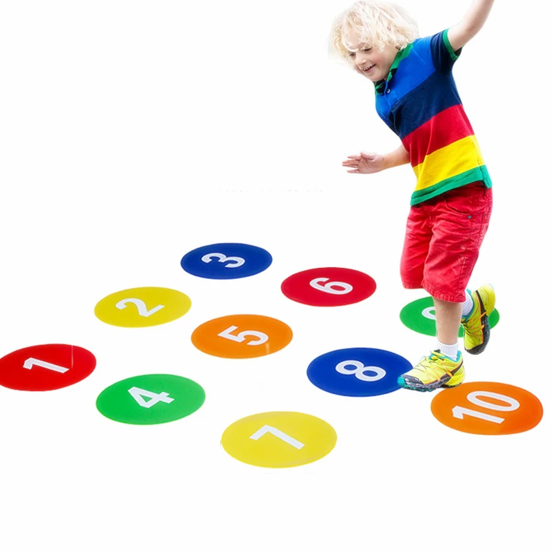 

Sports Entertainment Buiten Speelgoed Voor Kinderen Giochi Bambini Number Spot Markers Floor Hopscotch Games For Kids Aldult