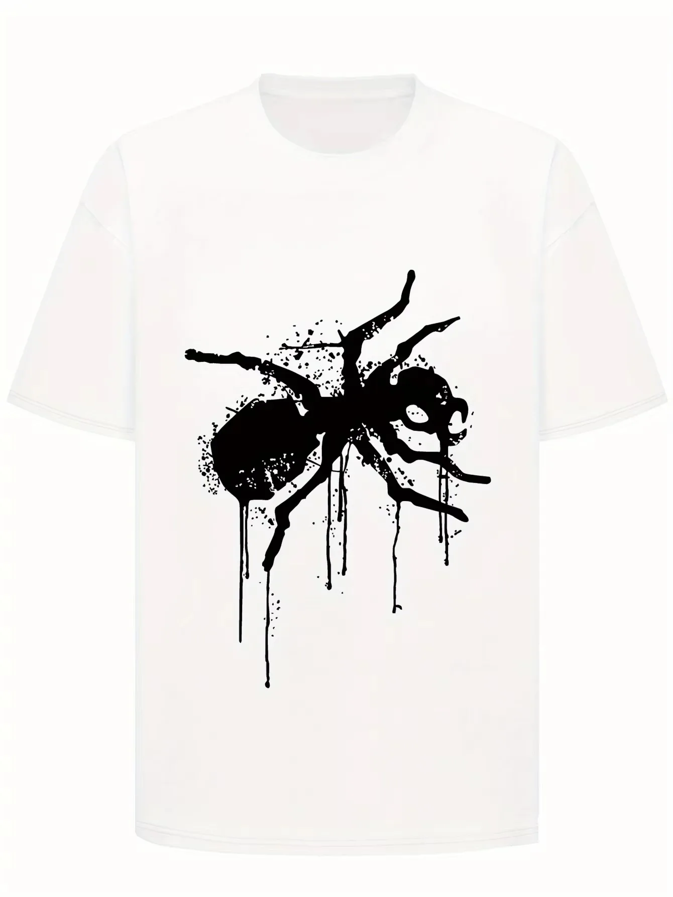 Men's T-shirt Retro Pattern T-shirt Extreme Invasion Spider Like Ant Design Summer T-shirt Concert Daily Casual Wear