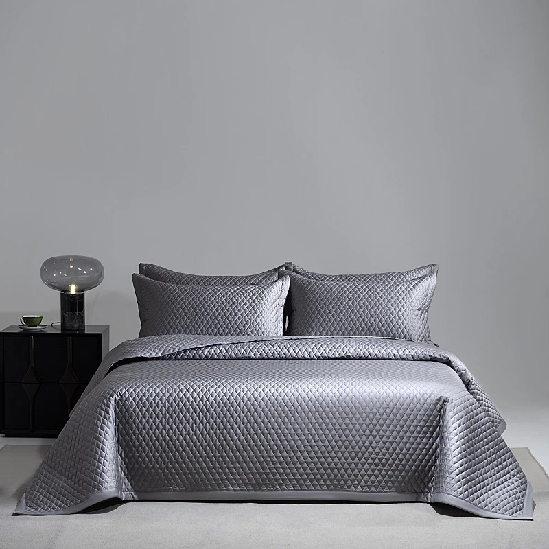 1000TC Egyptisch katoen luxe gewatteerde sprei, Queen King Size, Bedovertrek, Matras Topper Sprei, Laken, Kussenslopen
