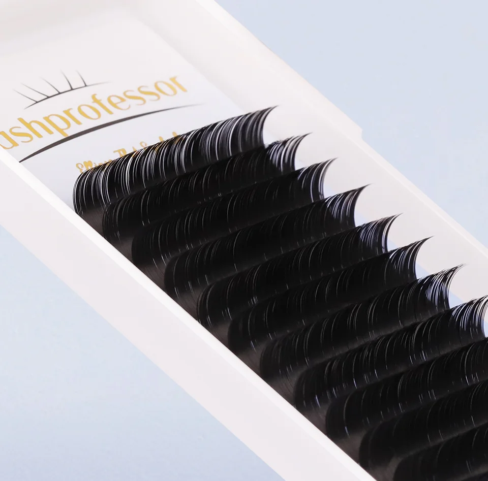 Lashprofessor Ellipse Flache Wimpernverlängerung 0.15 0.20 C CC D DD Doppelspitzige Klassische Einzelwimpern – Detail 14