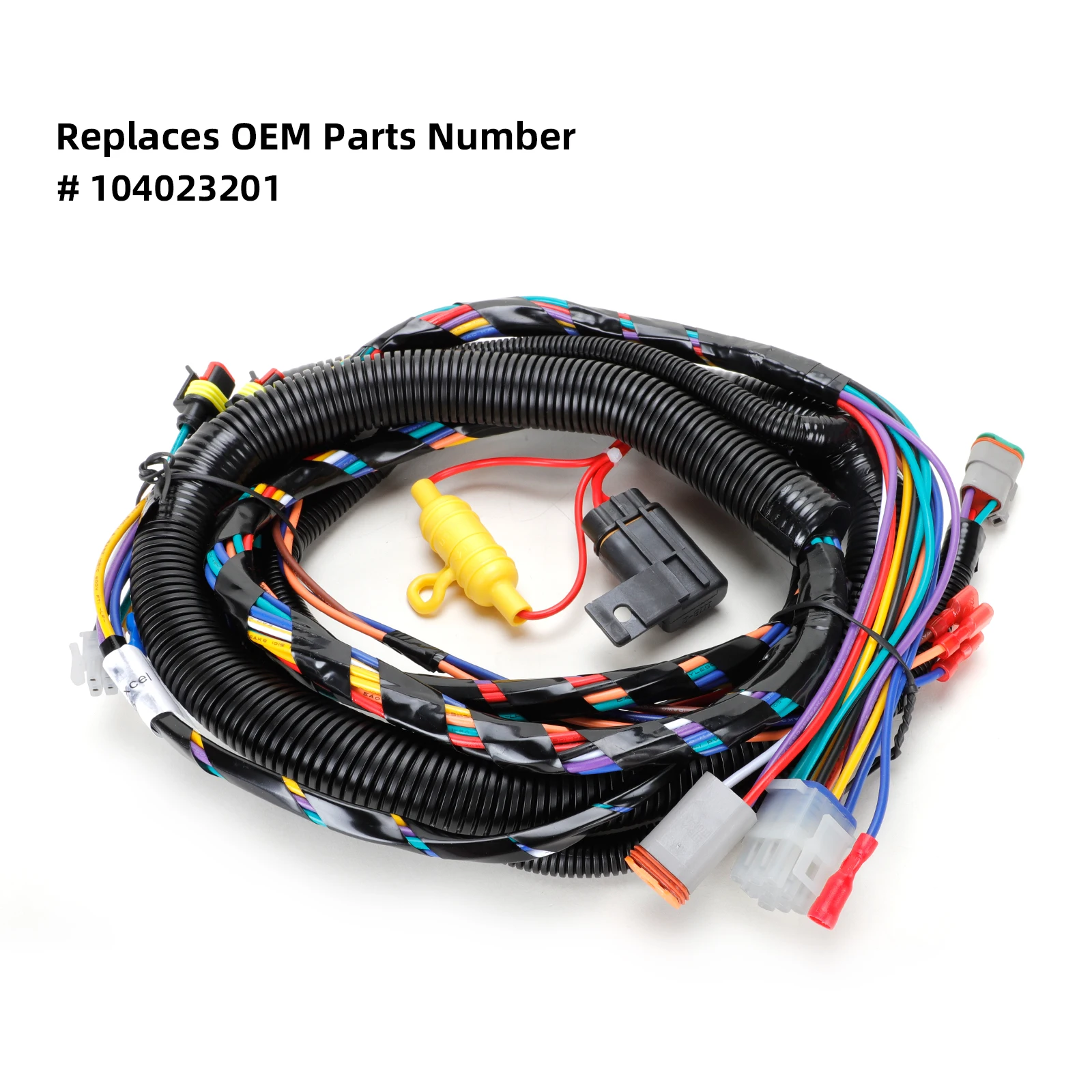 Roykaw Golf Cart Main Harness Control Wiring Harness Fit for Club Car Precedent/Tempo 2014-up G&E, OEM# 104023201