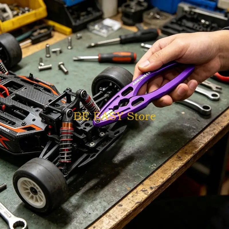 E28F Aluminum Pliers Ball Joint Assembly Disassembly Tool Shock Body Shaft Holder for 1/10 Remote Control Crawler Car Drones