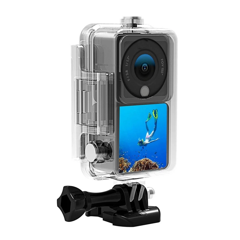 Waterproof Dive Housing Case For DJI Action 2, Protective Case Diving Shell For Action 2 Underwater Action Camera